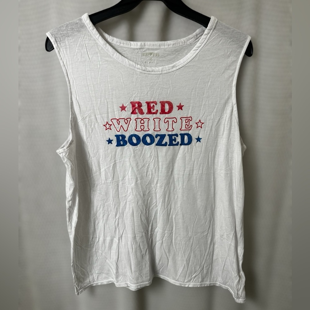 Express white Tee